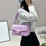 The Quilted Knot Flap Bag