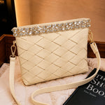 Crystal Embellished Crossbody Bag