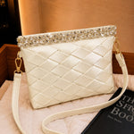 Crystal Embellished Crossbody Bag