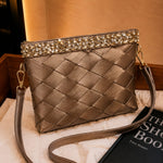 Crystal Embellished Crossbody Bag