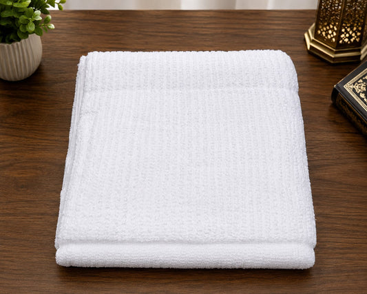 Premium Plain White Towel Ihram Sheets