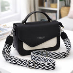 Colorblock Structured Top Handle Crossbody Bag
