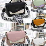 Colorblock Structured Top Handle Crossbody Bag