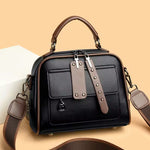 Urban Multi-Compartment Top Handle Crossbody Bag