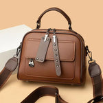 Urban Multi-Compartment Top Handle Crossbody Bag