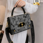 Textured Luxe Top Handle Crossbody Bag